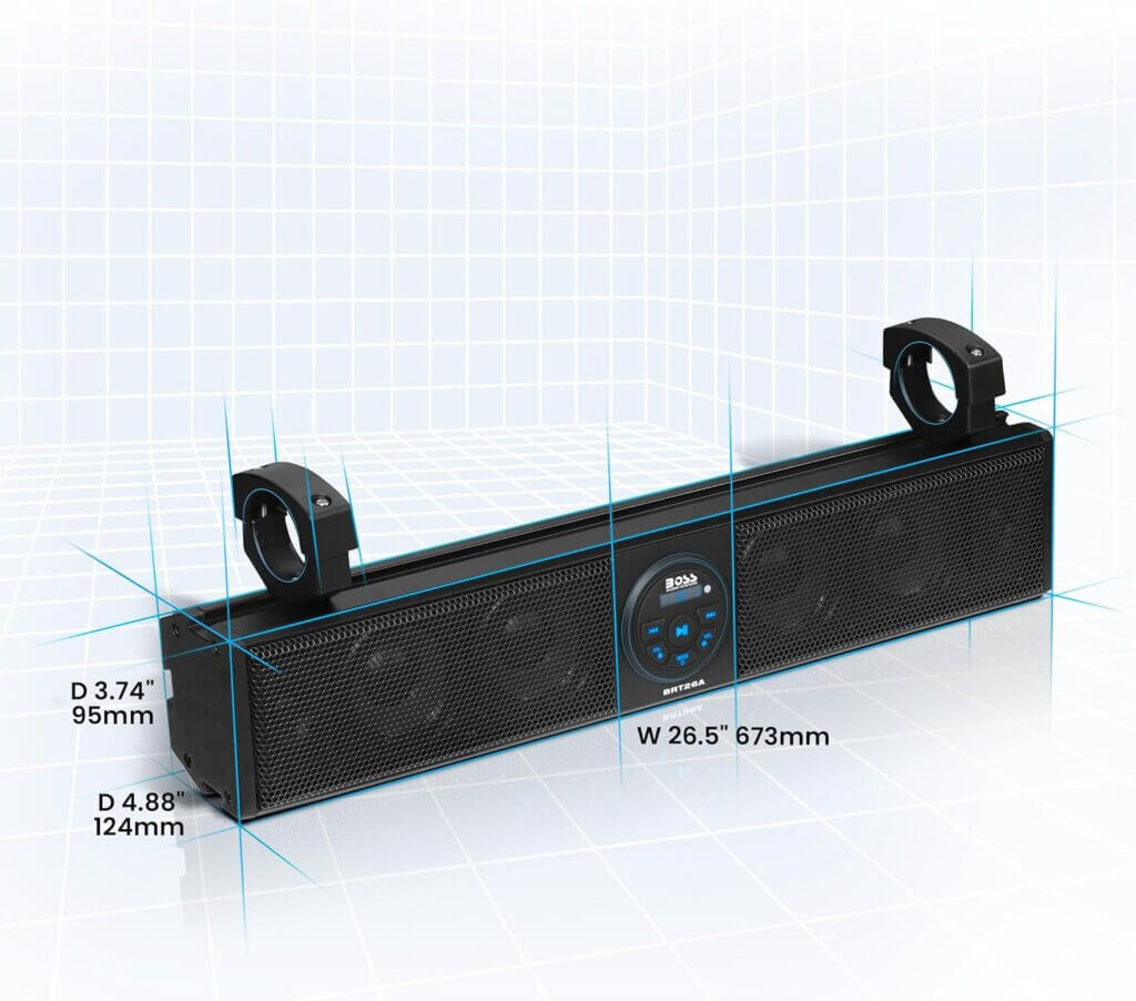 BOSS Audio Systems BRT26A ATV UTV Sound Bar