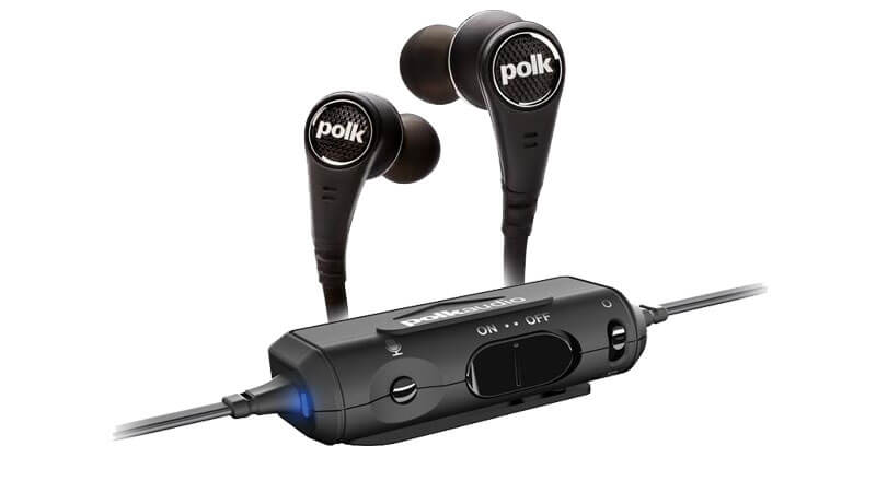 Polk-Audio-6000i noise cancelling earphone from polk, ideal for iPhone