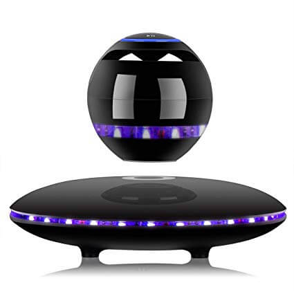 Satefello Magnetic Floating Portable Wireless Light Up Speaker