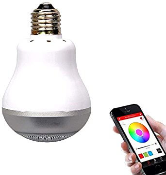 e-Joy LED Smart Bulb with Bluetooth Speaker