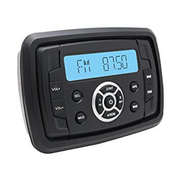 Herdio Stereo Bluetooth AM FM Radio Receiver for Golf Cart