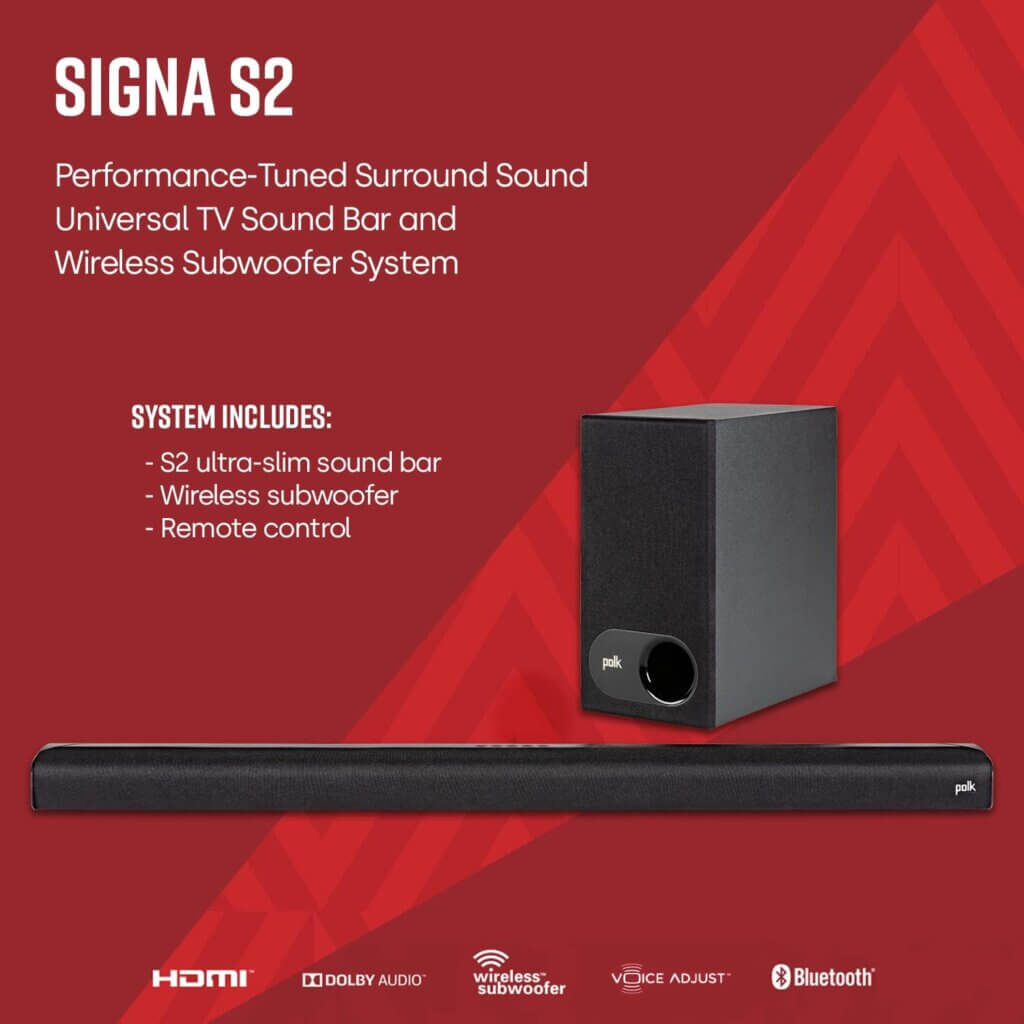 Sound Bar with Subwoofer