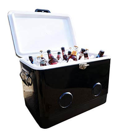 BREKX 54-Quart Party Cooler with Tailgating Speaker