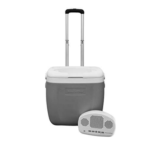 SoundFloe Ice Chest Trolley Cooler with Detachable Bluetooth Speaker