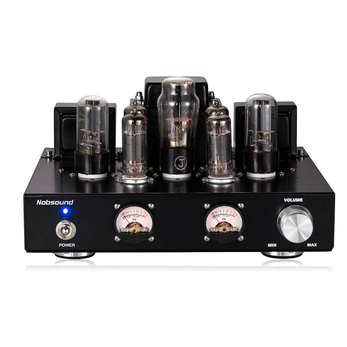 Nobsound 6P1 6.8W x 2 Vacuum Tube Power Amplifier; Stereo Class A Single-Ended Audio Amp Handcrafted